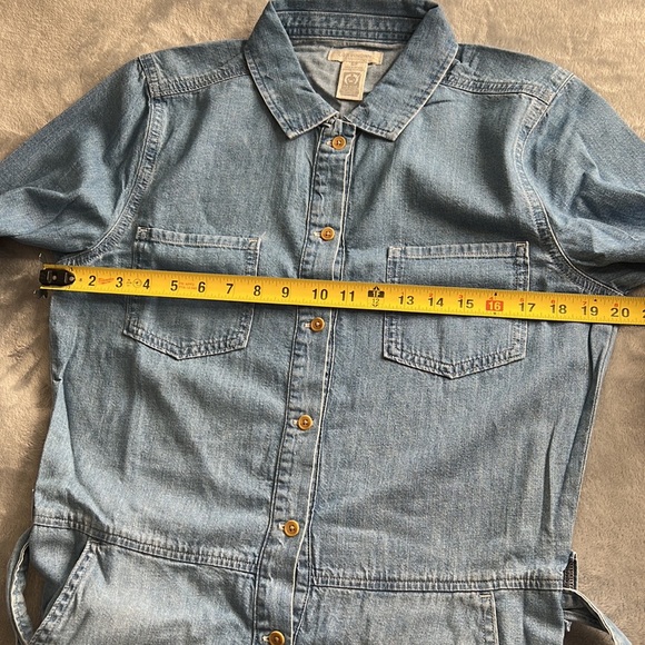 NWOT Outerknown Wyatt Denim Jumpsuit Blue Size Small - Picture 9 of 11